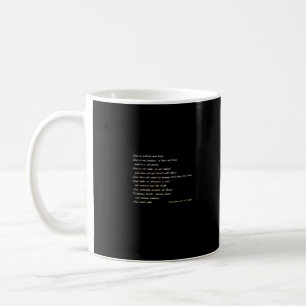 Mug L'amour est patient, design inspirant simple