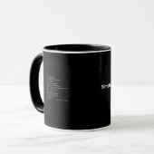 Mug L'amour est patient, design inspirant simple (Devant gauche)