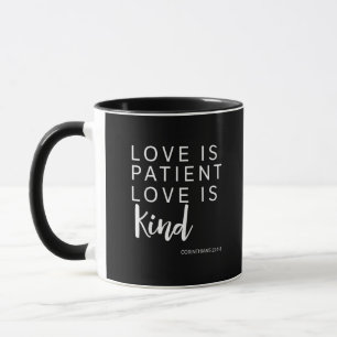 Mug L'amour est patient l'amour est doux Corinthiens F