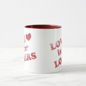 Mug L'amour est pour les perdants (Centre)