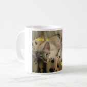 Mug L'amour est ......, siamois (Devant gauche)