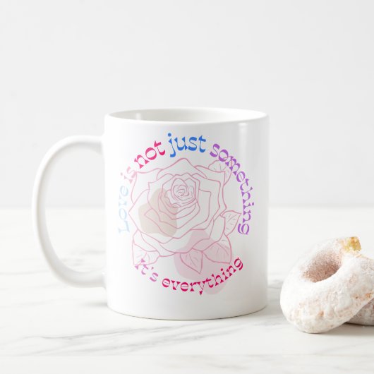 MUG L'AMOUR EST TOUT (Avec donut)