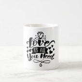 Mug L'amour est tout ce dont vous avez besoin (Centre)