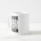 Mug L'amour est tout simplement un haut naturel (Devant gauche)