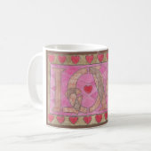 Mug L'amour est un mot de quatre lettres (Devant gauche)
