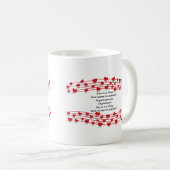 Mug L'amour est une chose qui fait tache (Devant droit)