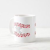 Mug L'amour est une chose qui fait tache (Devant gauche)