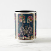 Mug L'Amour Éternel Se Rend Ici ! ☕ 💀 🌺 Le Tarot Amo (Centre)