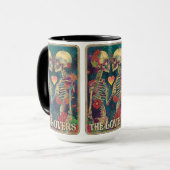 Mug L'Amour Éternel Se Rend Ici ! ☕ 💀 ❤️ Le Tarot Amo (Devant gauche)