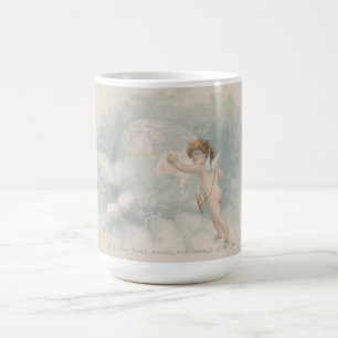 Mug L'amour fait tourner le monde Vintage Angel Earth