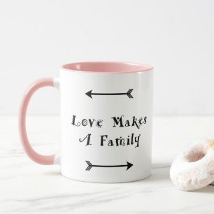 Mug L'amour fait une famille - adoption Parenting