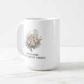 Mug L'amour fleurit avec la nature (Devant gauche)