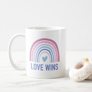 Mug L'amour gagne Bigender Rainbow