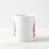 Mug L'amour gagne Lesbian Rainbow (Centre)