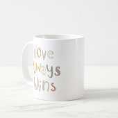 MUG L'AMOUR GAGNE TOUJOURS (Devant gauche)