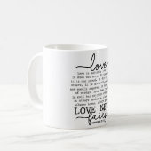 Mug L'Amour Inspirationnel Est Un Peu (Devant gauche)