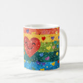 Mug L'amour LGBTQ (Devant droit)