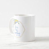 Mug L'amour l'un l'autre Floral (Devant gauche)