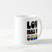 Mug L'amour n'a pas de couleur (Devant droit)