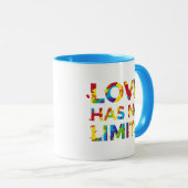 Mug L'amour n'a pas de limites (Devant droit)