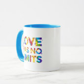Mug L'amour n'a pas de limites (Devant gauche)