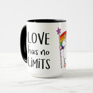 Mug L'amour n'a pas de limites Unicorne