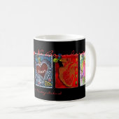 Mug "L'amour ne connaît pas de frontières" (Devant droit)