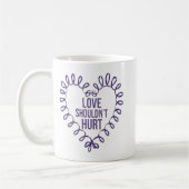 MUG L'AMOUR NE DEVRAIT PAS FAIRE DE MAL (Gauche)