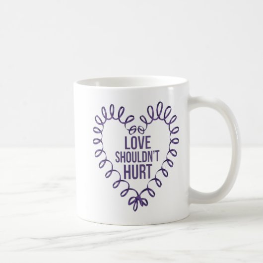 MUG L'AMOUR NE DEVRAIT PAS FAIRE DE MAL (Droite)