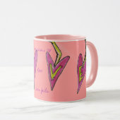 Mug L'amour ne manque jamais (Devant droit)