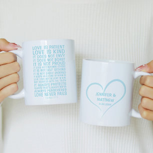 Mug L'amour ne manque jamais Personnalisé