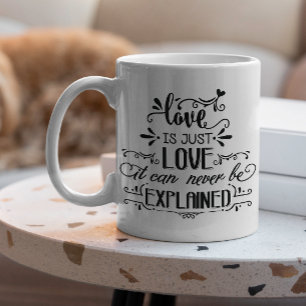 Mug L'amour ne peut jamais être expliqué Love Couple C