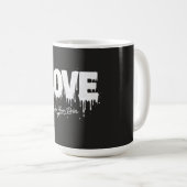 Mug L'amour ne sèche jamais (Devant droit)