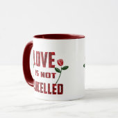 Mug L'amour n'est pas annulé (Devant gauche)