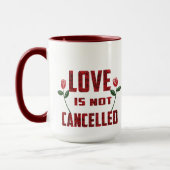 Mug L'amour n'est pas annulé (Gauche)