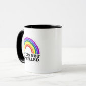 Mug L'amour n'est pas annulé Rainbow Pride Mois (Devant gauche)