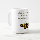 Mug L'Amour N'Est Pas Seulement Une Relation (Devant gauche)