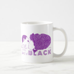 Mug L'AMOUR NOIR en PURPLE
