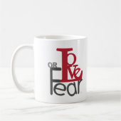 Mug L'amour ou la peur (Gauche)