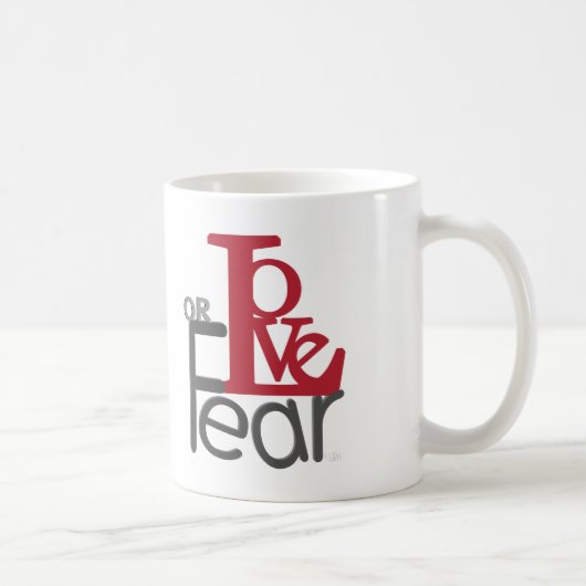 Mug L'amour ou la peur (Droite)