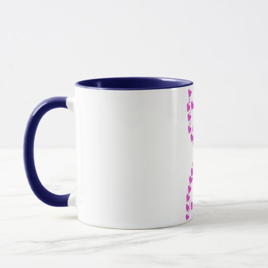 Mug L'amour personnalisable est dans Mon ADN Ceramic C (Gauche)