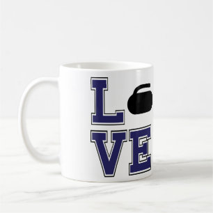 Mug L'AMOUR personnalisé du sport de la boue de curlin