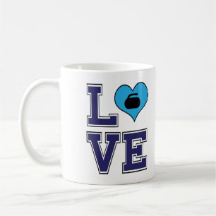 Mug L'AMOUR personnalisé du sport de la boue de curlin