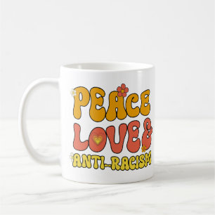 Mug L'amour pour la paix et l'anti-racisme