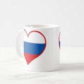 Mug L'amour pour la Russie (Devant gauche)