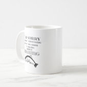 Mug L'amour pour les pêcheurs pensent à la pêche (Devant gauche)