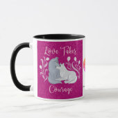 Mug L'amour prend courage (Gauche)