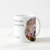 Mug L'amour sans fin de grand-père (Devant droit)