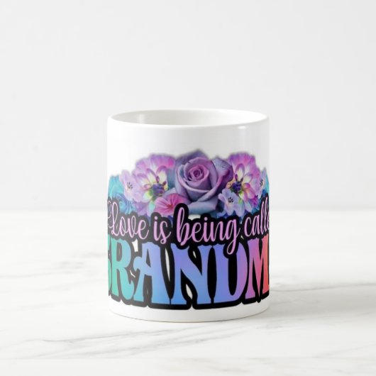 Mug L'amour s'appelle grand-mère (Centre)