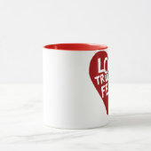 Mug L'amour Trumps la crainte (Centre)